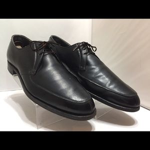 VINTAGE Knapp Brown Leather Oxfords Sz 11B NARROW